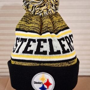 Pittsburgh Steelers Black and Yellow Adult Beanie